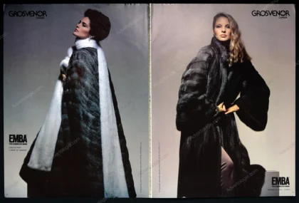 Grosvenor Canada Furs FW 1981-1982 28-Page Advertorial - Deborah Harris