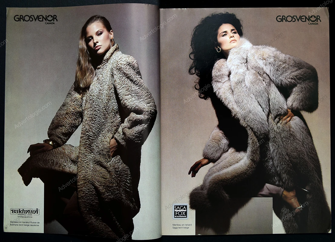 Grosvenor Canada Furs FW 1981-1982 28-Page Advertorial - Deborah Harris