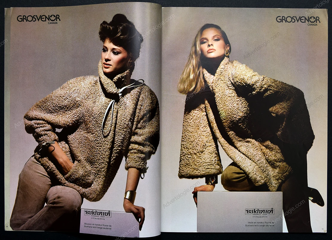 Grosvenor Canada Furs FW 1981-1982 28-Page Advertorial - Deborah Harris