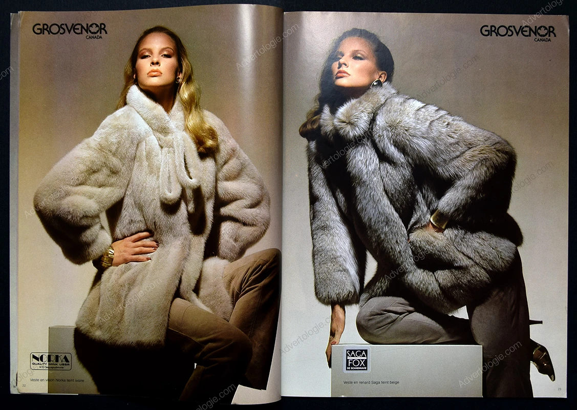 Grosvenor Canada Furs FW 1981-1982 28-Page Advertorial - Deborah Harris