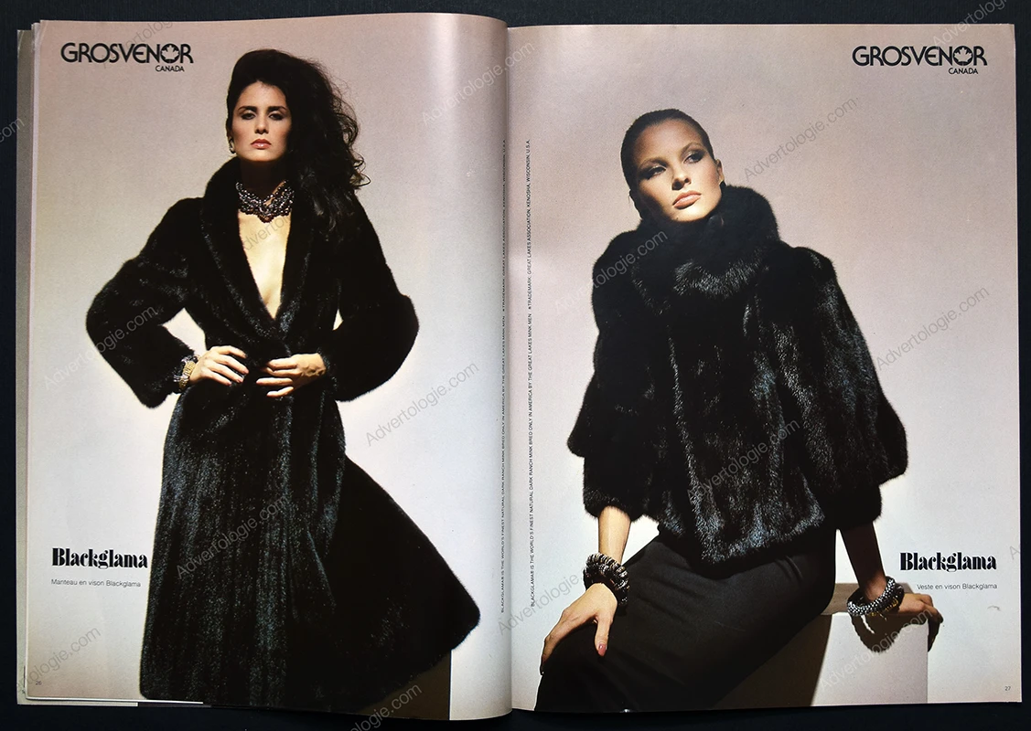 Grosvenor Canada Furs FW 1981-1982 28-Page Advertorial - Deborah Harris