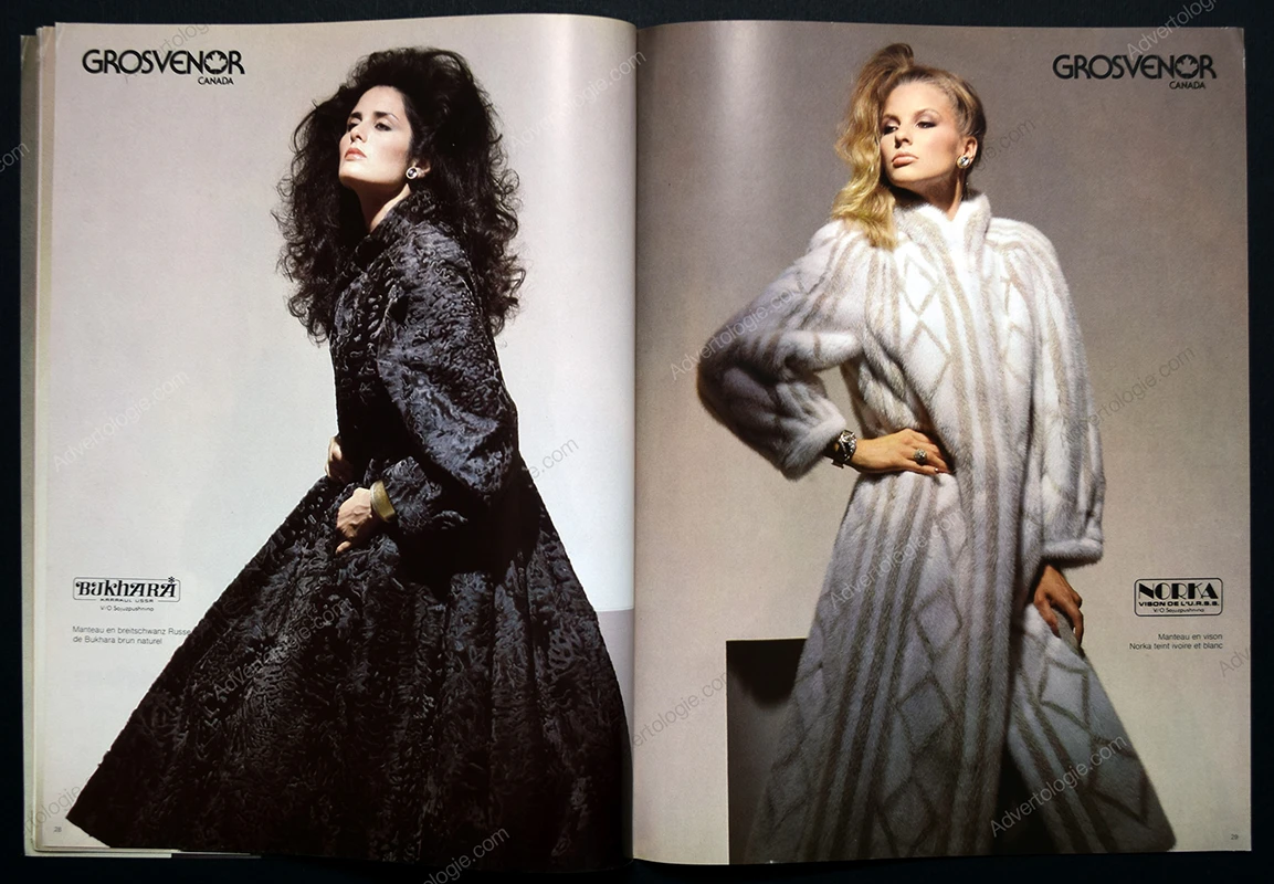 Grosvenor Canada Furs FW 1981-1982 28-Page Advertorial - Deborah Harris