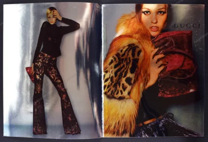 Gucci 1999 4-Page Print Ad - Jacquetta Wheeler, Mario Testino