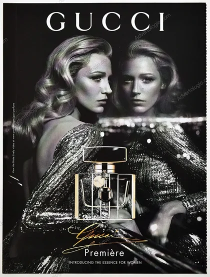 Gucci Première Perfume 2012 Print Ad - Blake Lively