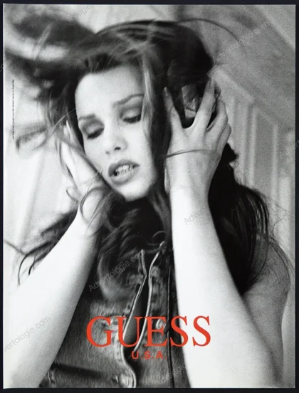 Guess 1994 Print Ad - Larissa Bondarenko