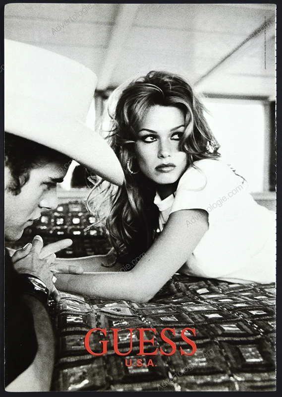 Guess 1995 Print Ad - Larissa Bondarenko