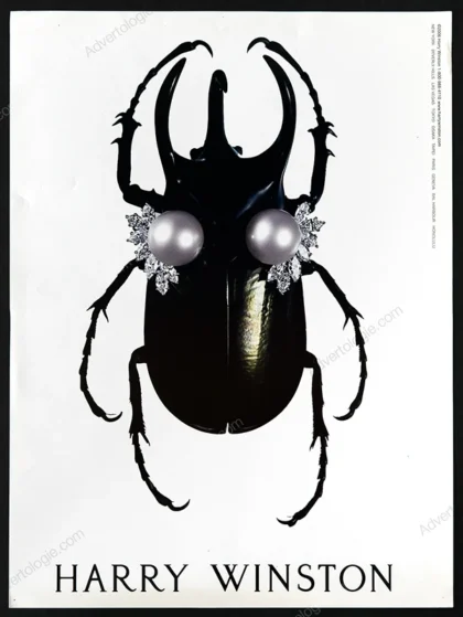 Harry Winston Jewelry 2008 Print Ad - "Beetle"