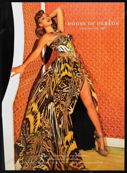 House of Deréon 2010 Print Ad - Beyoncé Knowles