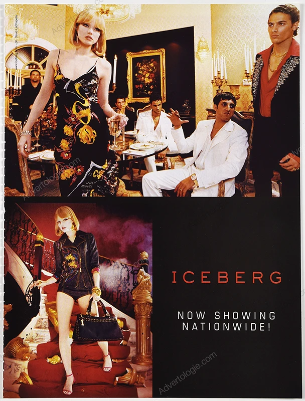 Iceberg 2003 "Scarface" Print Ad - David Lachapelle