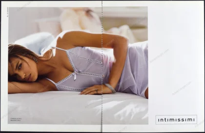 Intimissimi Lingerie 2007 3-Page Print Ad - Irina Shayk