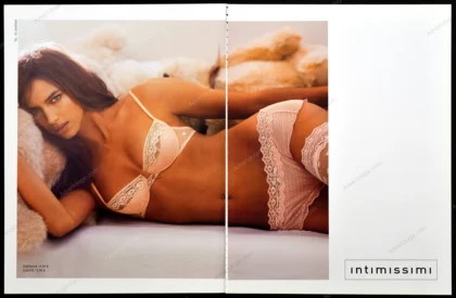 Intimissimi Lingerie 2007 3-Page Print Ad - Irina Shayk