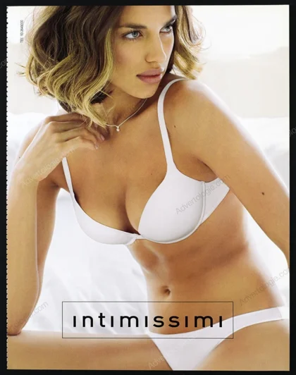 Intimissimi Lingerie 2008 Print Ad - Irina Shayk
