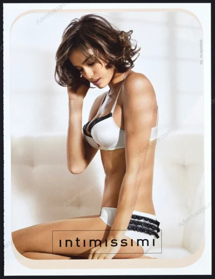 Intimissimi Lingerie 2009 3-Page Print Ad - Irina Shayk