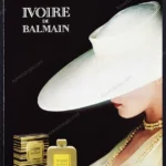 Ivoire de Balmain Perfume 1989 Print Ad