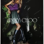 Jimmy Choo Shoes 2005 Print Ad - Anja Rubik