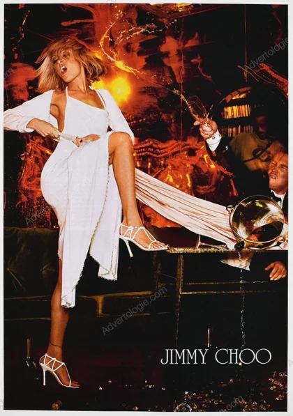 Jimmy Choo Shoes 2006 Print Ad - Nicole Richie