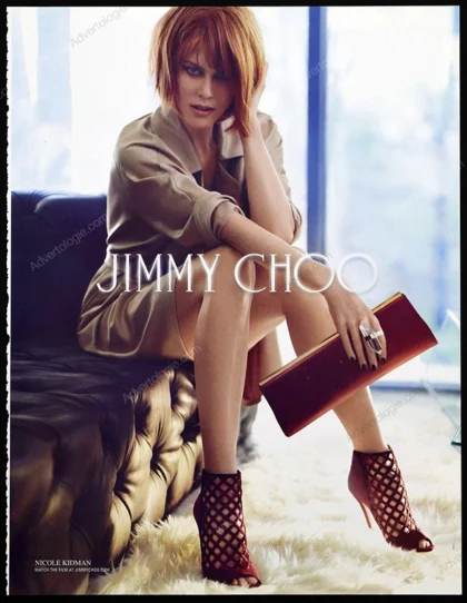 Jimmy Choo Shoes 2013 Print Ad - Nicole Kidman