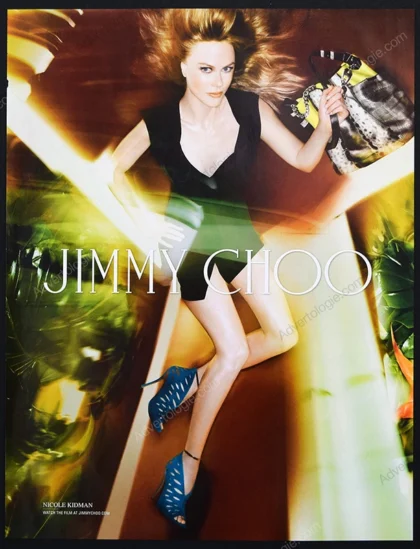 Jimmy Choo Shoes 2009 Print Ad - Nicole Kidman