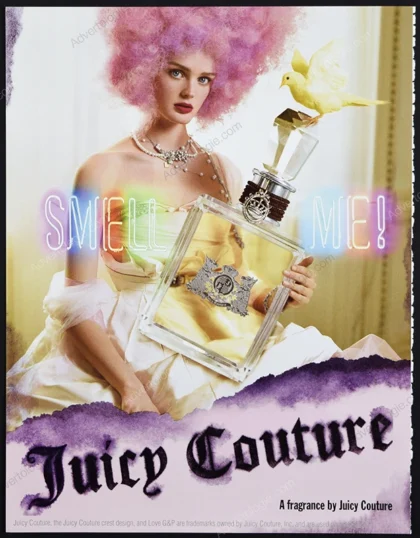 Juicy Couture Perfume 2010 Print Ad - Lisa Cant