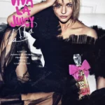 Viva La Juicy La Fleur by Juicy Couture Perfume 2012 Print Ad - Sasha Pivovarova