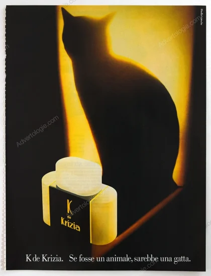 K de Krizia Perfume 1984 Print Ad