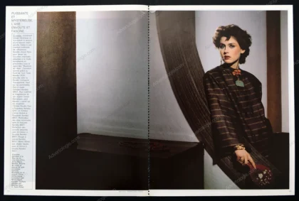 Kanebo Cosmetics 1981 6-Page Advertorial - Tara Shannon