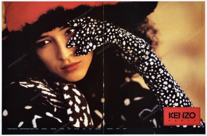 Kenzo 1990 Print Ad - Hans Feurer