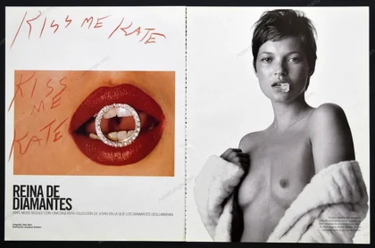"Kiss me Kate" 2001 Editorial - Kate Moss, Bern Stern
