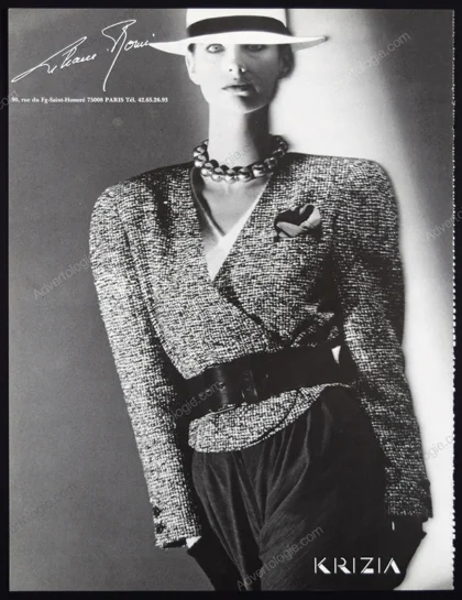 Krizia 1986 Print Ad