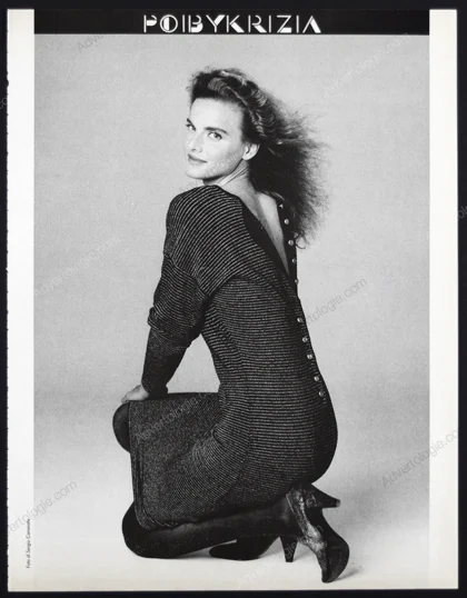 Krizia 1987 Print Ad