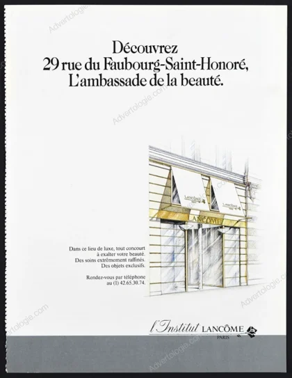 Lancôme Cosmetics 1986 Print Ad
