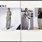 Loewe 1994 4-Page Print Ad - Christy Turlington, Patrick Demarchelier