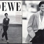 Loewe 1990 4-Page Advertorial - Linda Evangelista, Peter Lindbergh