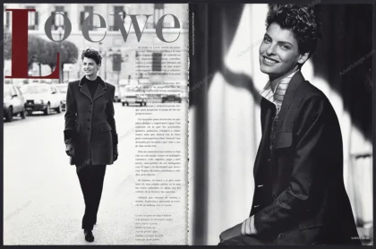 Loewe FW 1989-1990 6-Page Advertorial - Linda Evangelista, Peter Lindbergh