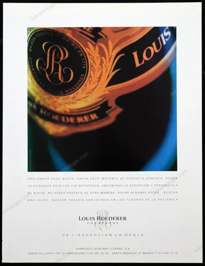 Louis Roederer Champagne 2000 Print Ad
