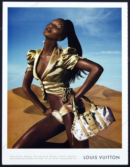 Louis Vuitton 2004 Print Ad - Naomi Campbell