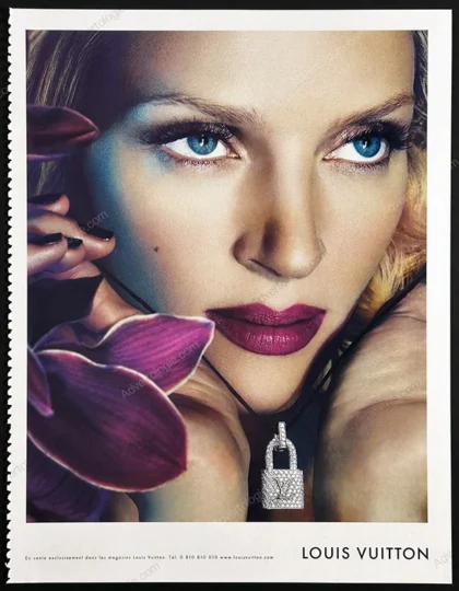 Louis Vuitton 2005 Print Ad - Uma Thurman