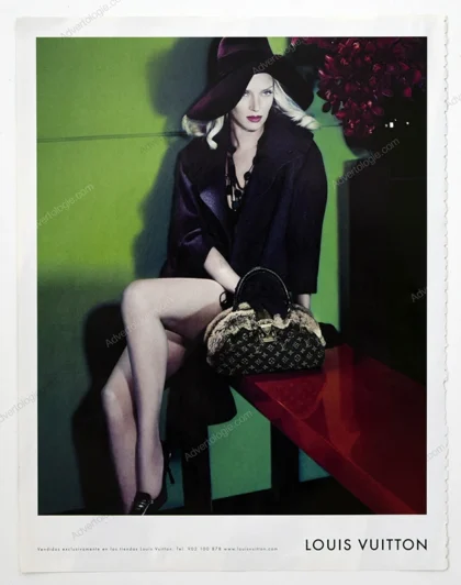 Louis Vuitton 2005 Print Ad - Uma Thurman