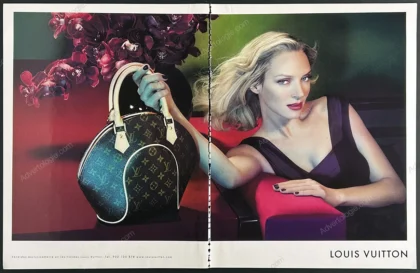 Louis Vuitton 2005 Print Ad - Uma Thurman
