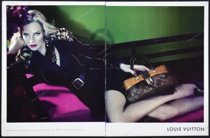 Louis Vuitton 2005 Print Ad - Uma Thurman