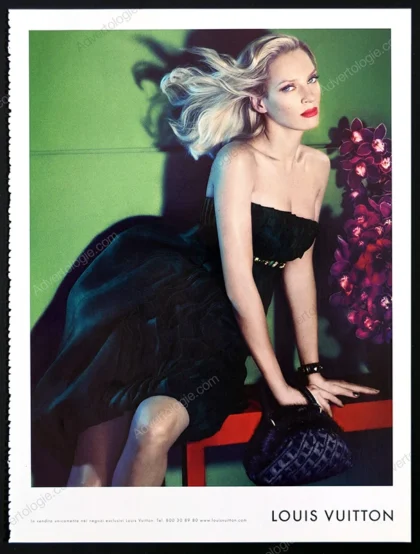 Louis Vuitton 2005 Print Ad - Uma Thurman