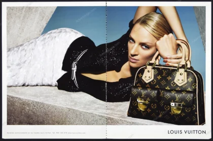 Louis Vuitton 2005 Print Ad - Uma Thurman