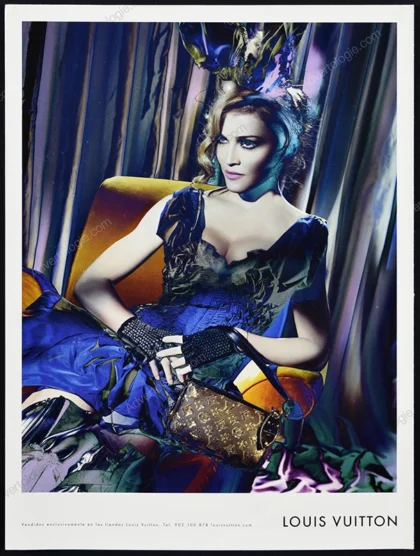 Louis Vuitton 2009 Print Ad - Madonna