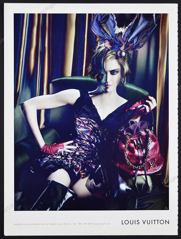 Louis Vuitton 2009 Print Ad - Madonna