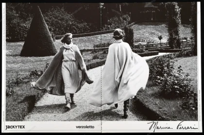 Marina Ferrari 1977 Print Ad - Helmut Newton