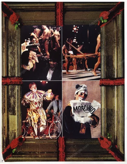 Moschino 1990 Print Ad