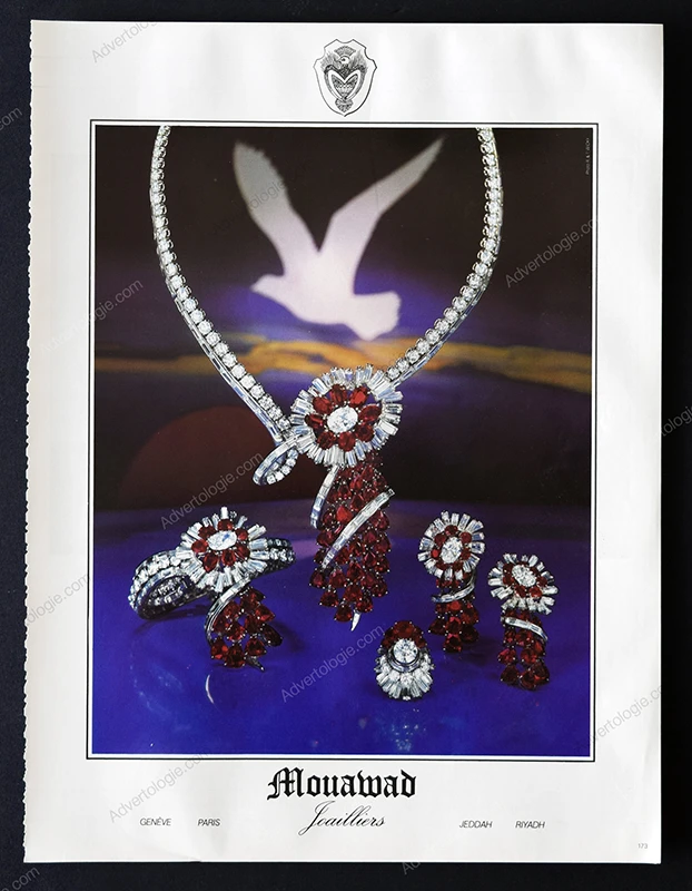 Mouawad Jewelry 1980 Print Ad