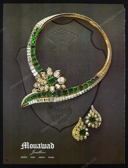 Mouawad Jewelry 1980 Print Ad