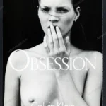 Obsession Calvin Klein Perfume 1995 Print Ad - Kate Moss