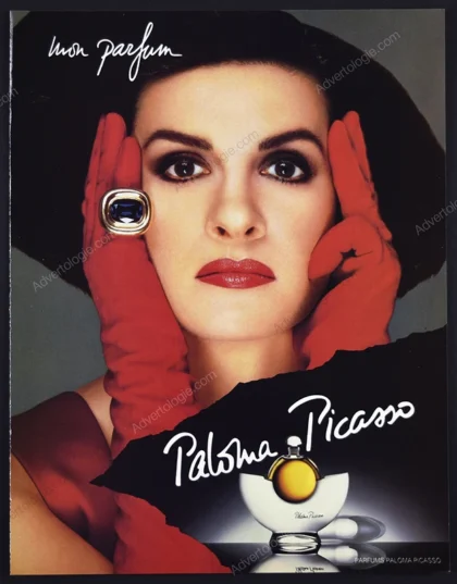 Paloma Picasso Perfume 1987 Print Ad